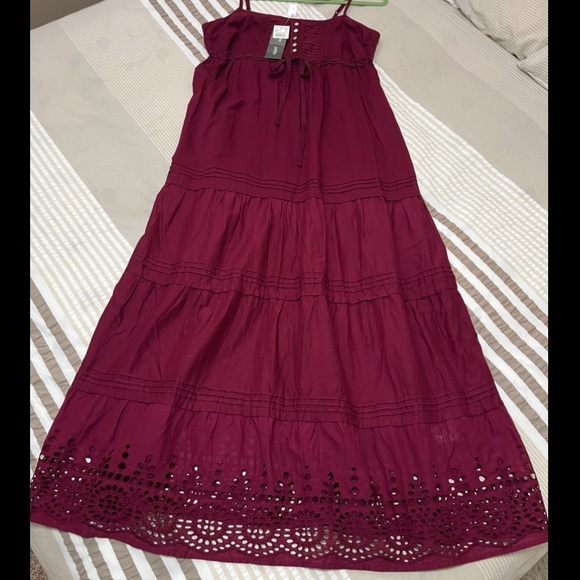 Motherhood Crochet Detail Maternity Maxi Dress👗 - Picture 6 of 6